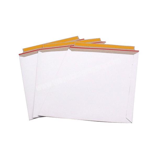 22X30Cm White Cardboard Express Mailing Paper Envelope With Adhesie Tape For Closure