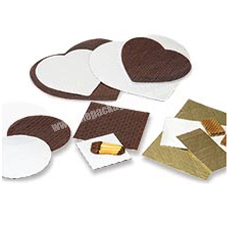 3 Layers Food Grade Chocolate Paper Cushion Pad Candy Pad