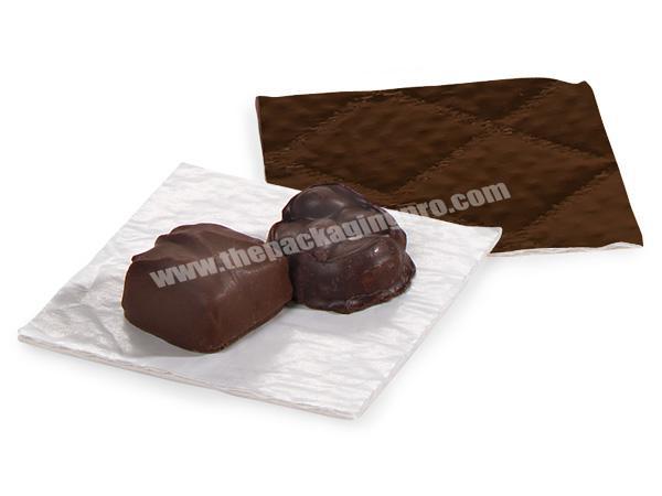 200 Pcs of Chocolate Packaging Paper Food Grade Colored Aluminum