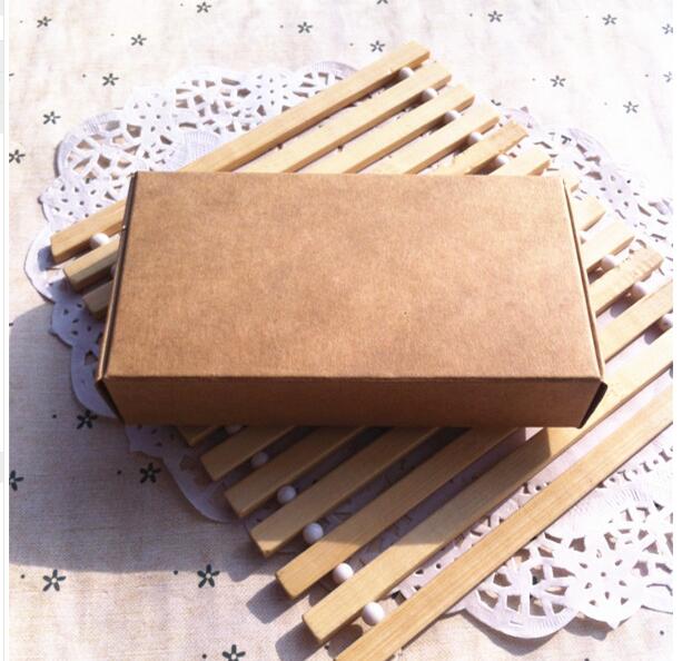 3.7*3.7*2cm Brown Kraft Paper Box Candy Box Party Wedding Baby Shower Favor Gift Boxes Event & Party Supplies
