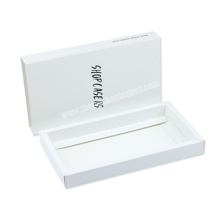 350g kraft drawer box packaging  mobile phone case packaging boxes