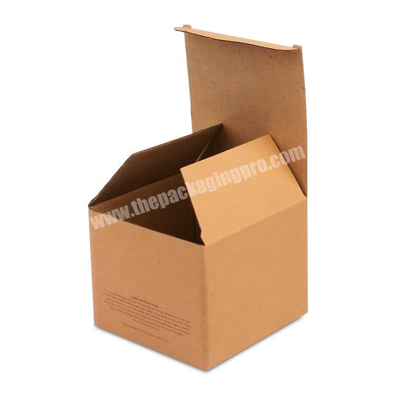 3ply eco friendly soy wax scented tealight candle corrugated kraft packaging carton box