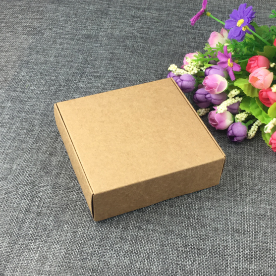 50PCS Kraft Packaging Boxes Brown Gift Box Blank Jewelry Box Storage Box For Jewelry/Gift/Craft/Candy/cosmetics/handmade soap