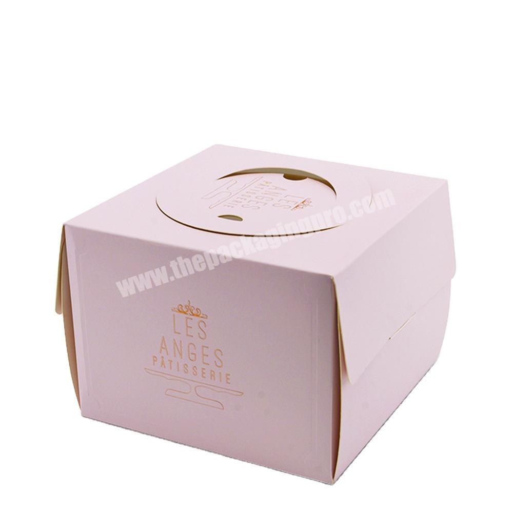 6 8 10 12 inch cake boxes square shaped custom cake box 10x10x5
