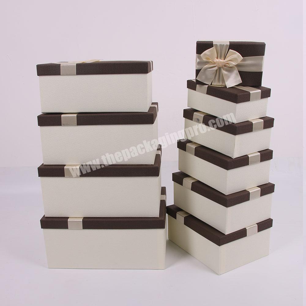 604 High-end Bowknot paper gift box