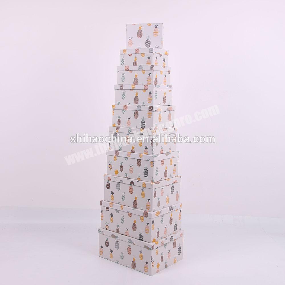 605# Plain art paper hardboard paper gift boxes factory cheap high quality ECO custom design cardboard boxes for gift packaging