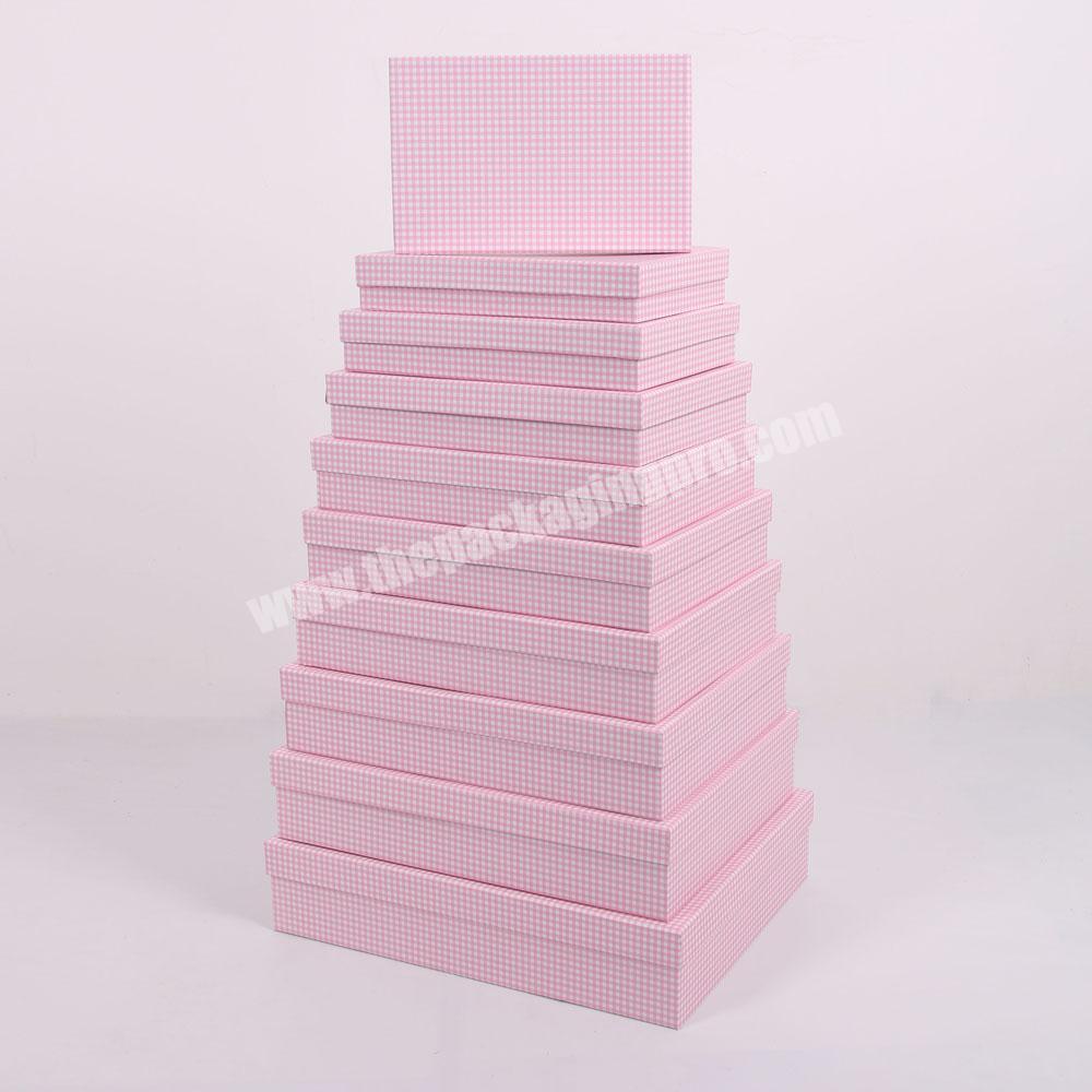 607 Hand Making pink packaging box