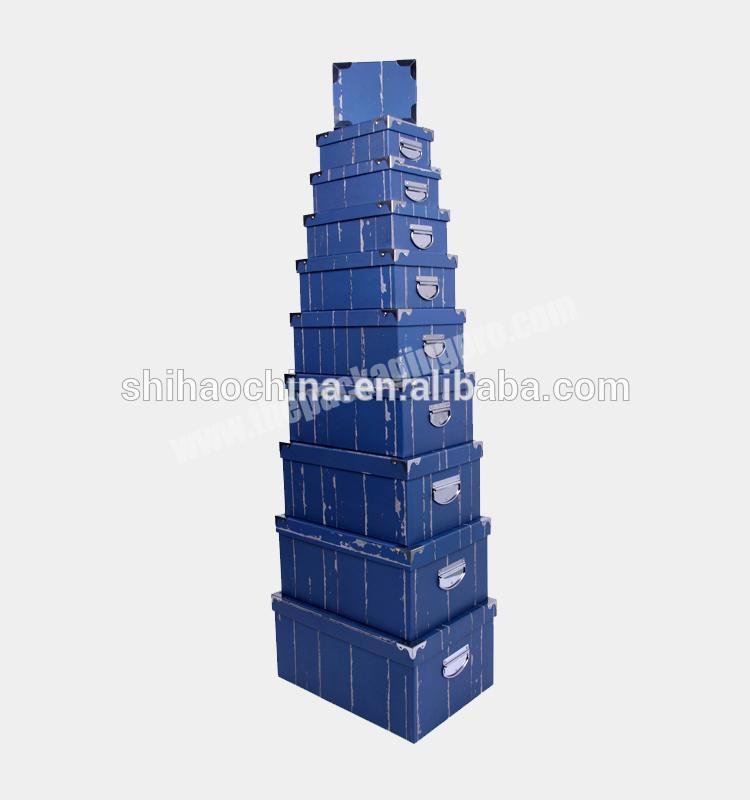 801#shihao beautiful paper wrapping box designed for packing gift