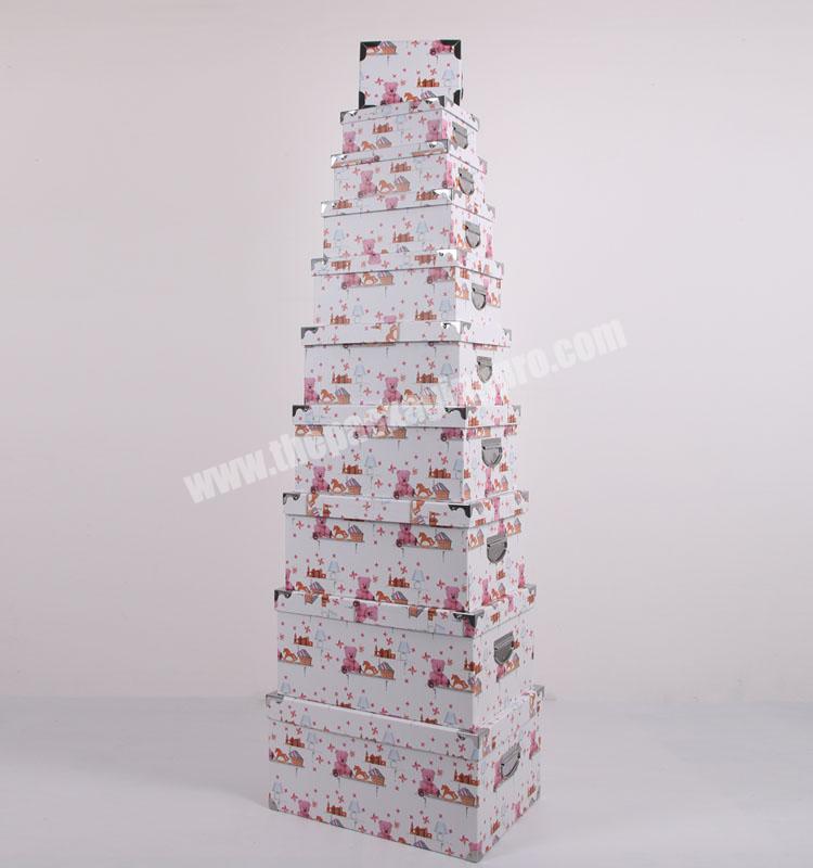 808  Elegant Paper packaging clothes box