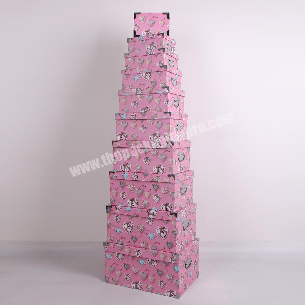 808 Shihao Wholesale paper luxury gift box With Handle