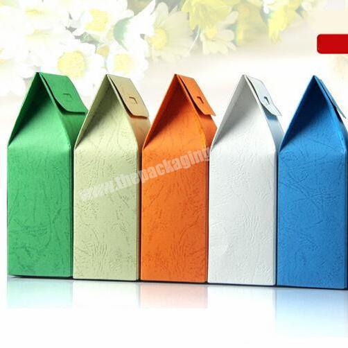 8x5x15.5cm Colored Stand Up Paper Box With Clear Window Food Packaging Box Tea Candy Pouch Party Favor Gift Boxes