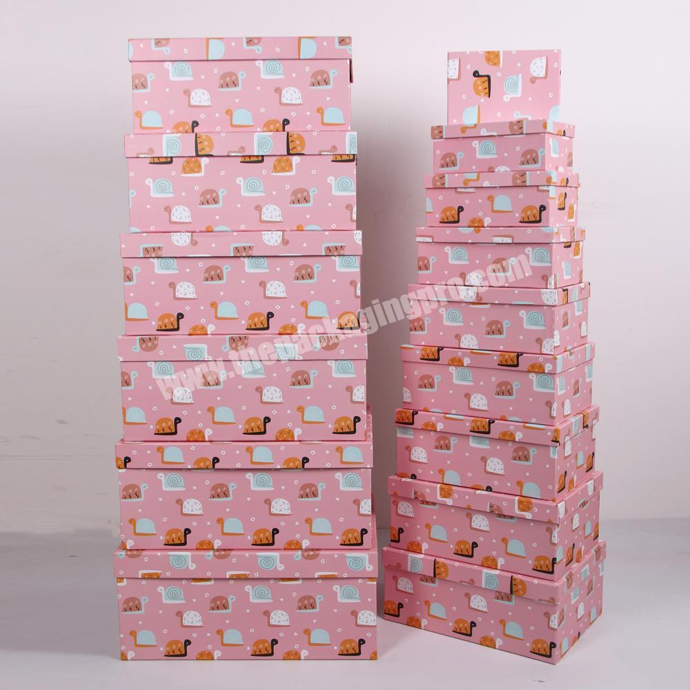905 Shihao Wholesale cardboard large gift boxes With Handle