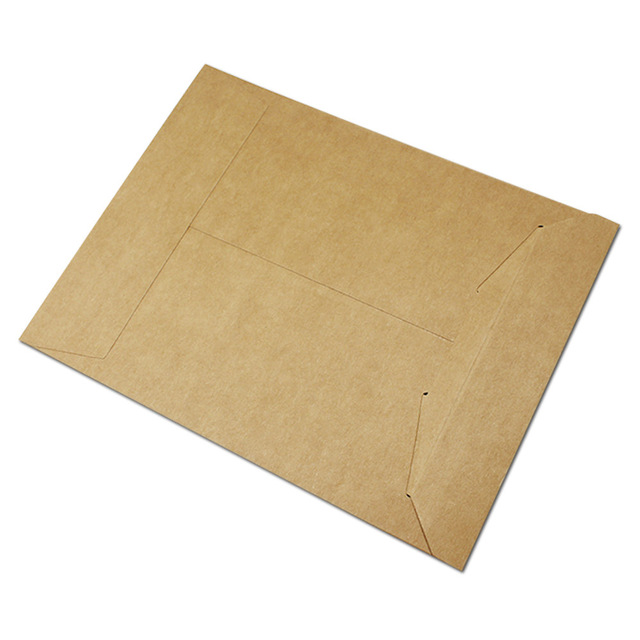 Brown Kraft Paper Document File Holder Bag Pocket Envelope Paper Note Storage Cat Shape Design Office School Supply 2 Sizes