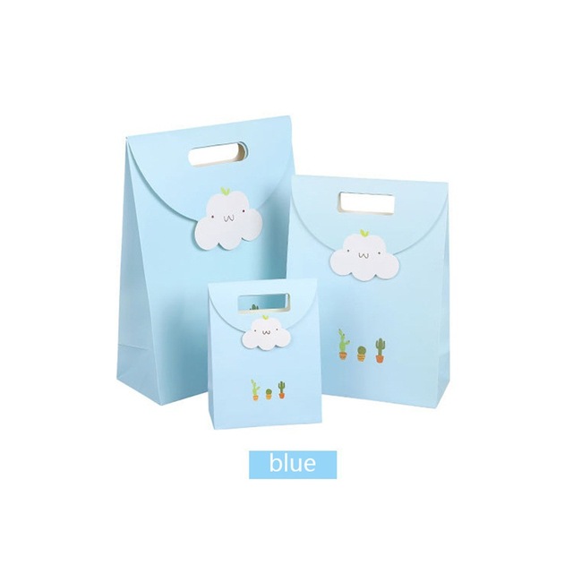 Exquisite Cloud Shape Gift Bag For Birthdays Party Holiday Paper Bags Gift Hot Sale