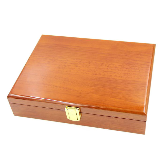 Free Shipping Luxury Cufflinks Gift Box Cufflinks box High Quality Painted Wooden Box Authentic Jewelry Carrying Case