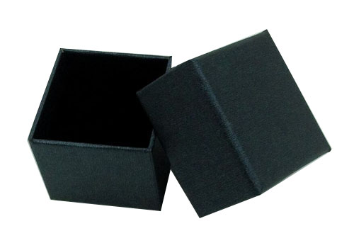 HIGH QUALITY! Free shipping 70pcs/lot fashion black ring box,5*5*4.3cm 1200g paper earring packaging box,jewelry gift box