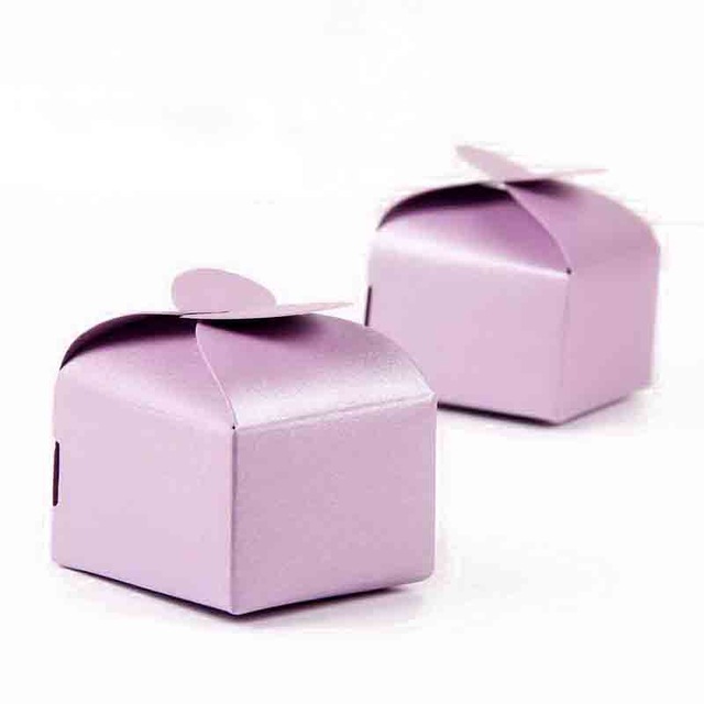 New style Wedding Party Favor Boxes Paper Gift Boxes Fashion Heart Shape Color Boxes For Party 100pcs