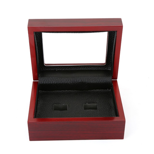 Top Quality Pure Handmade Solid Wooden Boxes With 2,3,4,5,6 Holes Best Suit For Championship Rings Fans Collection Gift Box B005