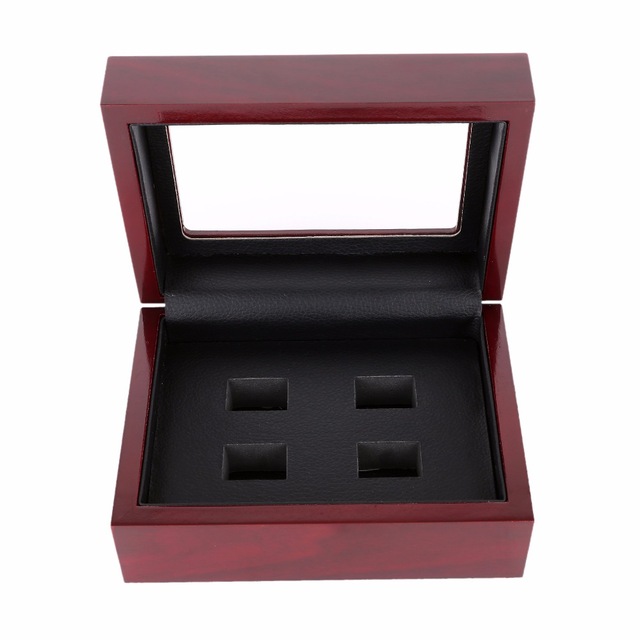WITHOUT RING Drop Shipping Championship Rings wood Box Jewelry Box For Display Championship Ring Box STR0-284