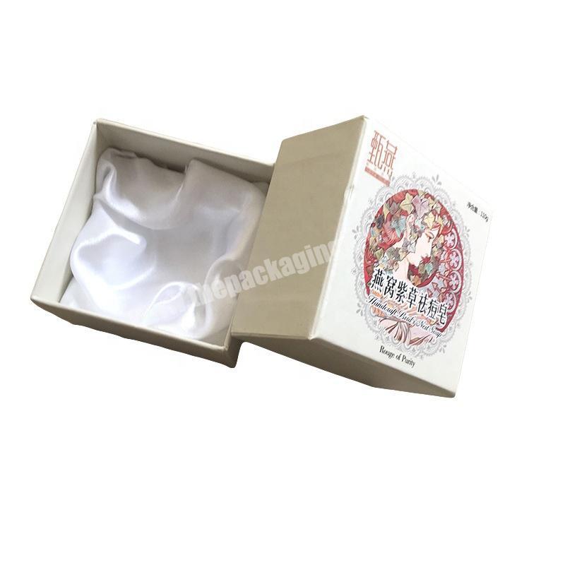 Accept MOQ customized paper luxury soap packaging box