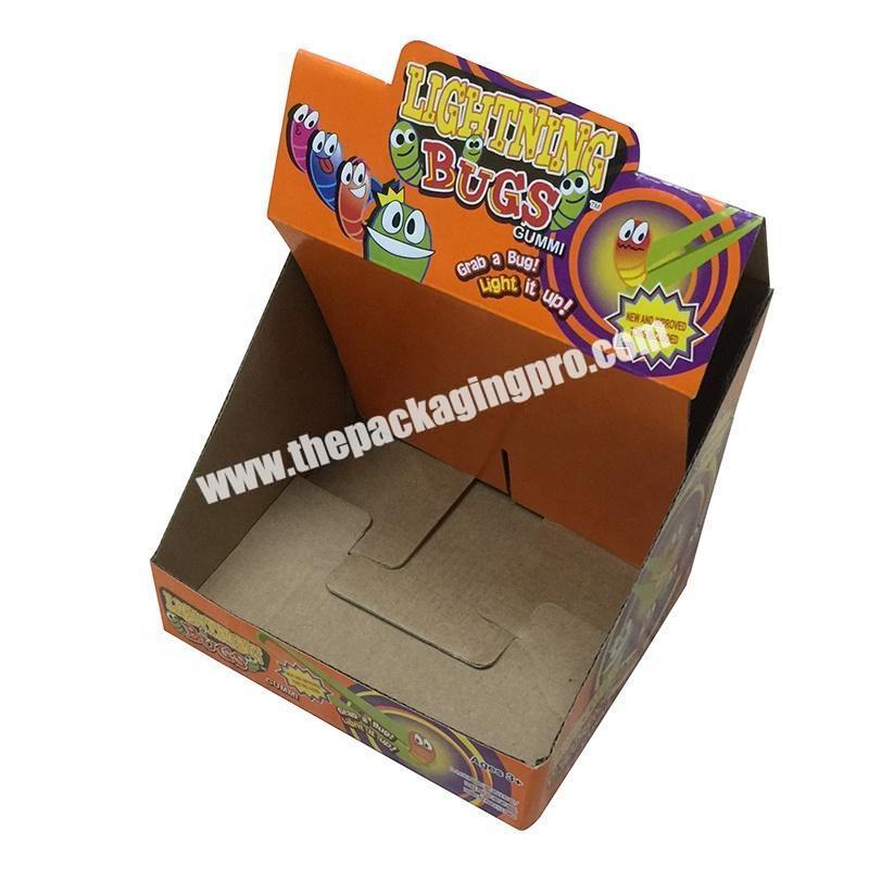 Advanced printing corrugated kids plush toy paper storage box