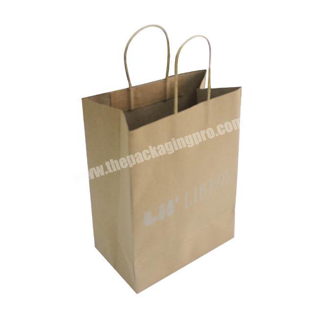 Amazon Cheap Shoes Eco Friendly Kraft Paper Shopping Packing Bags With your own logos