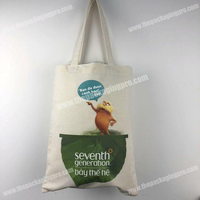 Animal printing custom cotton tote bag shopping bag