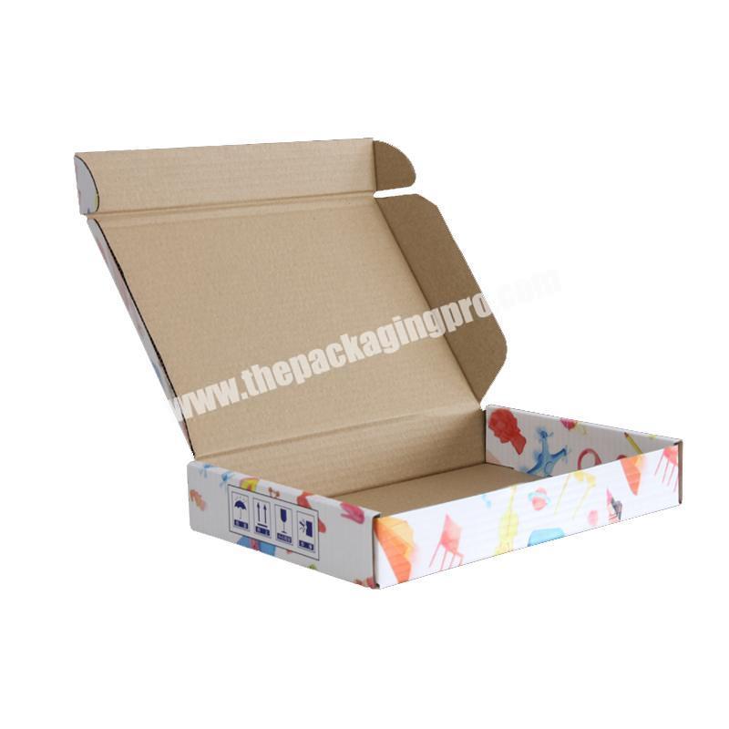 Apparel Carton Shipping Collapsible mailer cardboard Packaging Folding box