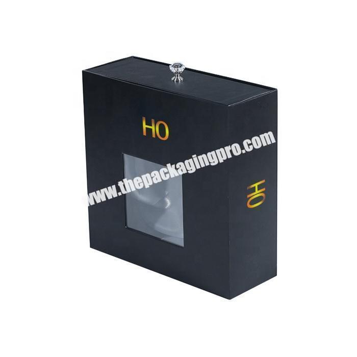 Attractive paper packaging drawer box sliding out gift box with insert