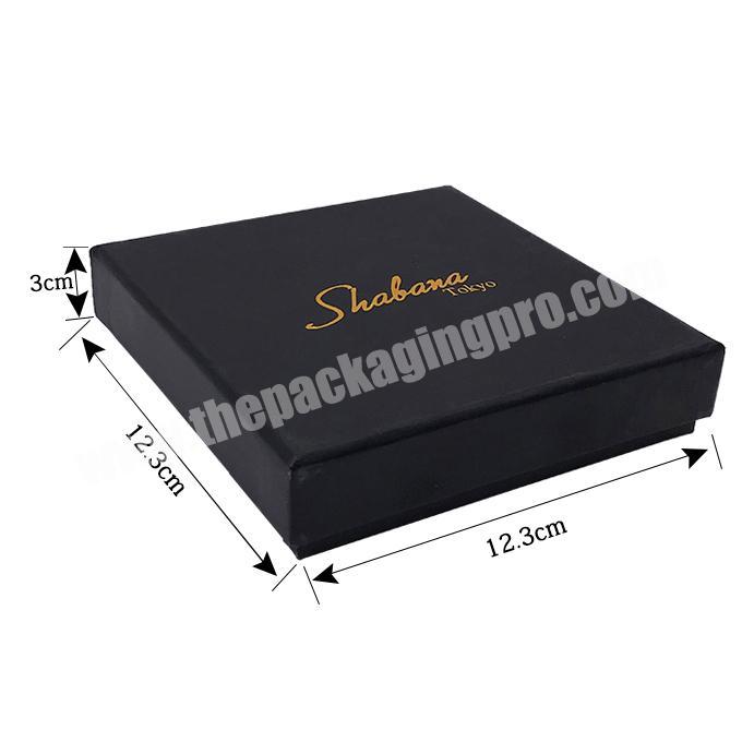 automatic machine making 2mm thickness black gift box with matte lamination, spot UV logo, silver hot stamping