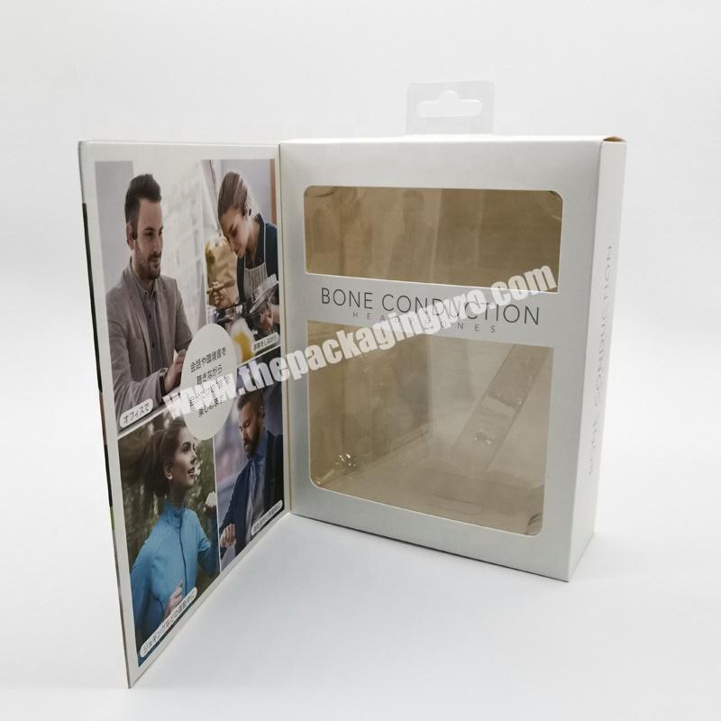 bag paper and box gift factory empty paper gift box with clear pvc window