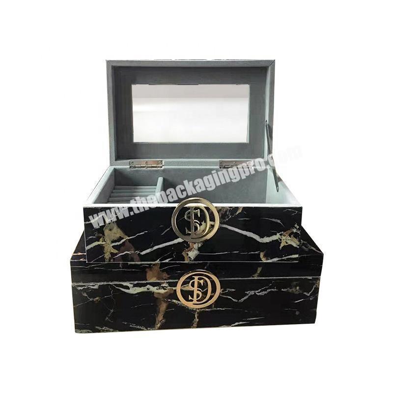 bamboo woden gift box supplier marble  gift  box for gift packing