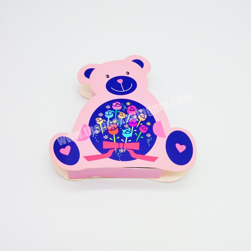 Bear Shaped card box chocolate packaging box for candy gift