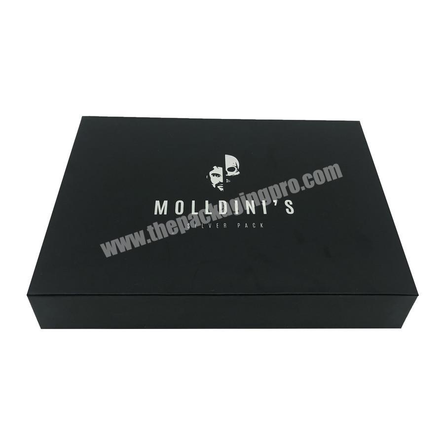 beautiful custom black magnetic lid gift box