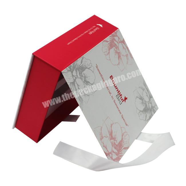Beautiful Custom Design Book Style Cardboard Paper Box For Cosmetics Packaging
