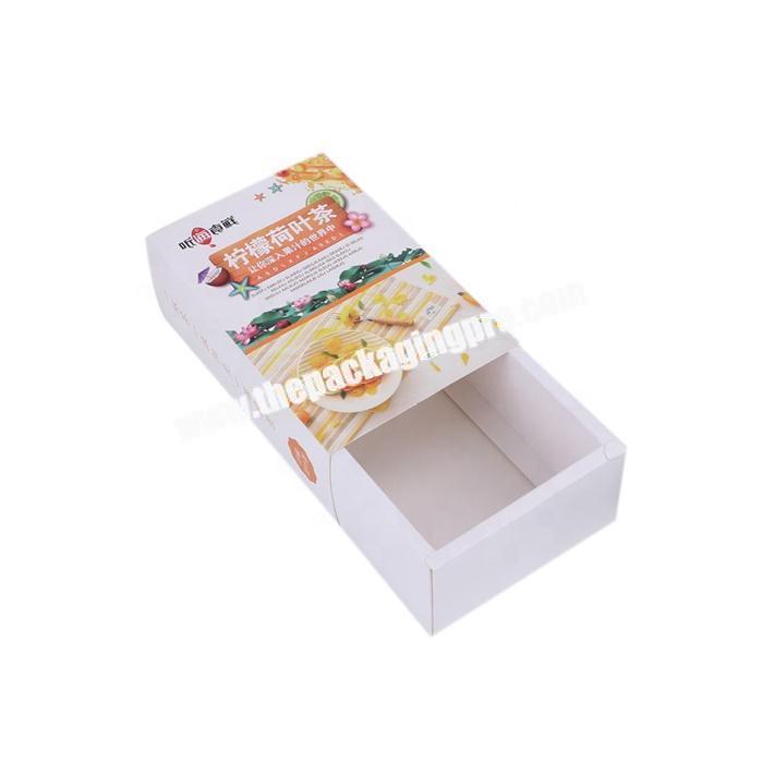 Beautiful design custom sliding paper drawer box for mooncake