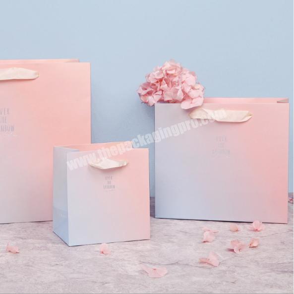 Beautiful Pink Paper Bag As Christmas Paper Bag For Gifts