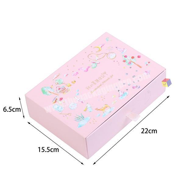 beauty cute paper gift packaging box for fabulous girls gift Pink