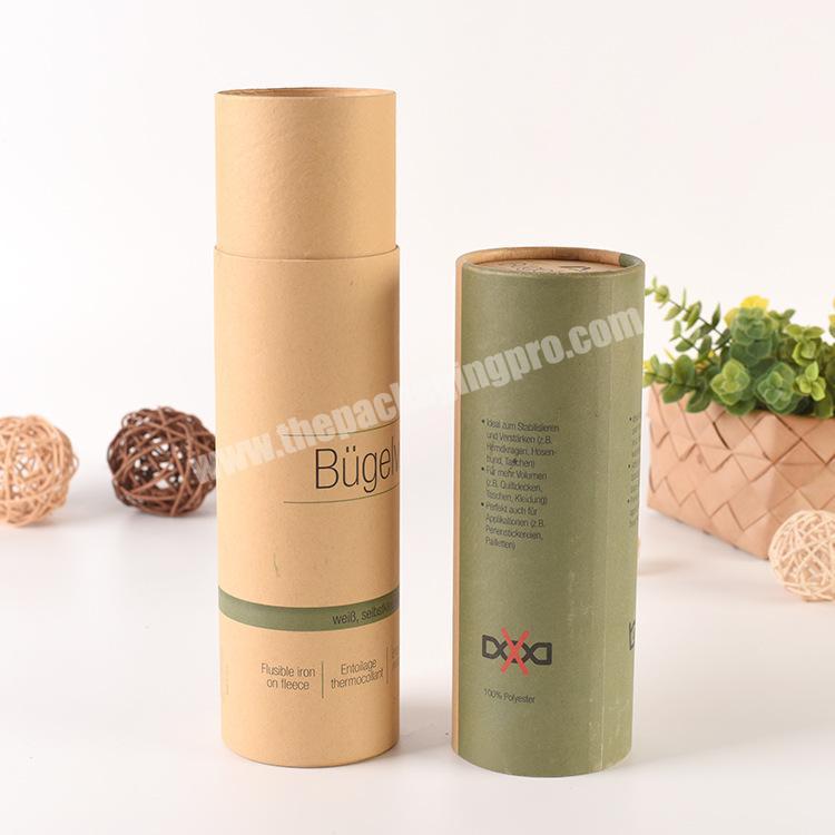 Beheart Custom Food Grade Natural Albumen Powder Paper Can Cylindrical Shape Paper Cans Round Cardboard Box Packaging Tube