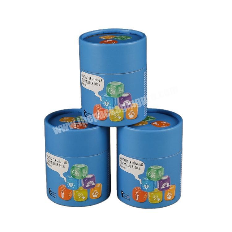 Beheart Wholesale Eco Friendly Customized Best Quality Tea Coffee Candy Cans Paper Can Empty Cylinder Round Tube Box Packaging