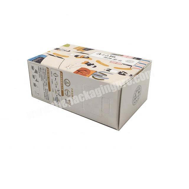 Beige Color Printing Glossy Coloured Paper Card Empty Cosmetic Facial Cream Tool Skin Care Products Packaging Boxes