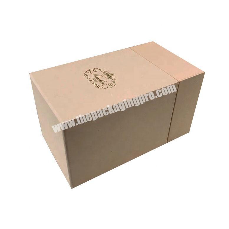 bespoke cardboard packaging box paper chipboard gift box with gold foil edge
