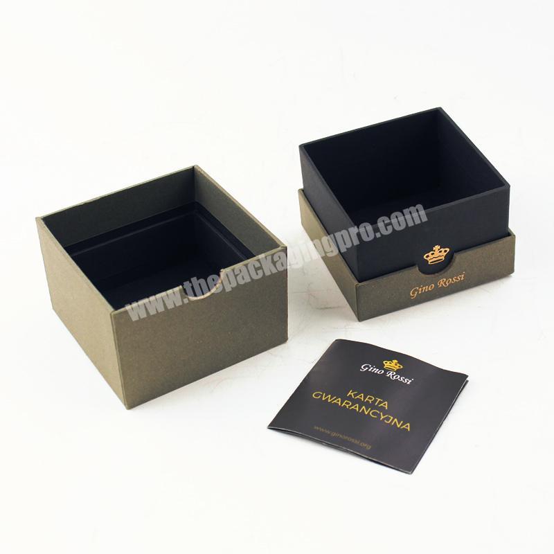 Bespoke Kraft Paper Box Small Box For Packaging Candle With Your Logo And Pattern Embossing