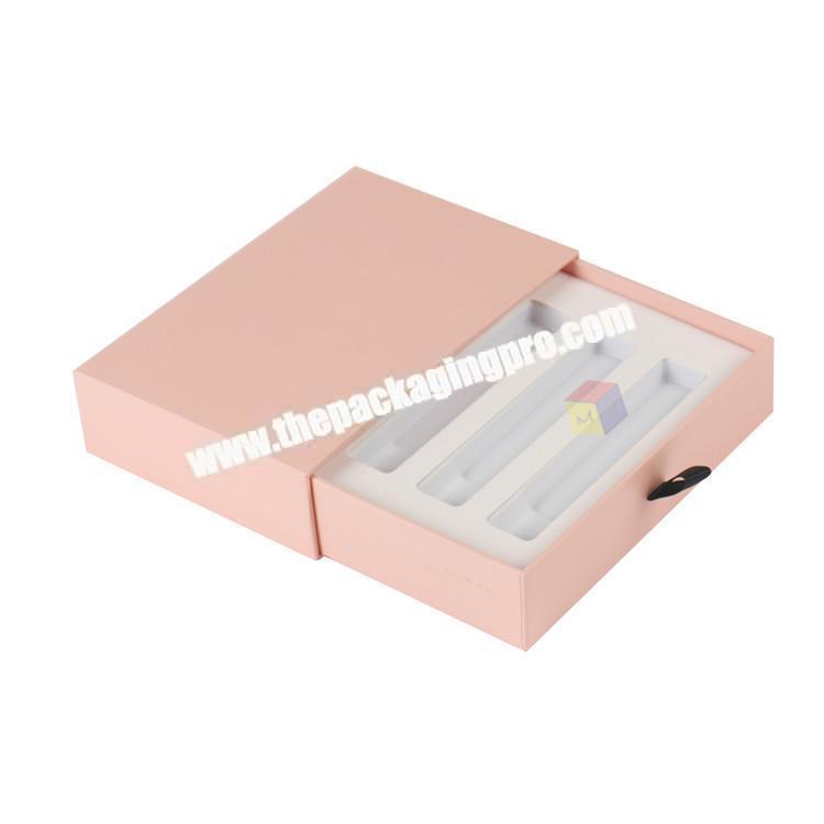 bespoke luxury sliding drawer liquid lipstick packaging box set