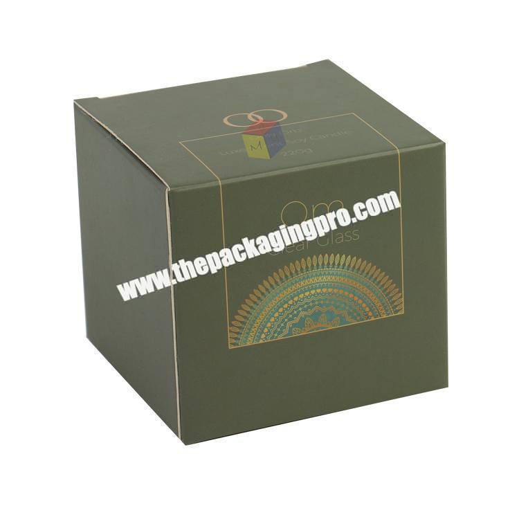 bespoke printed foldable gift box packaging for candles