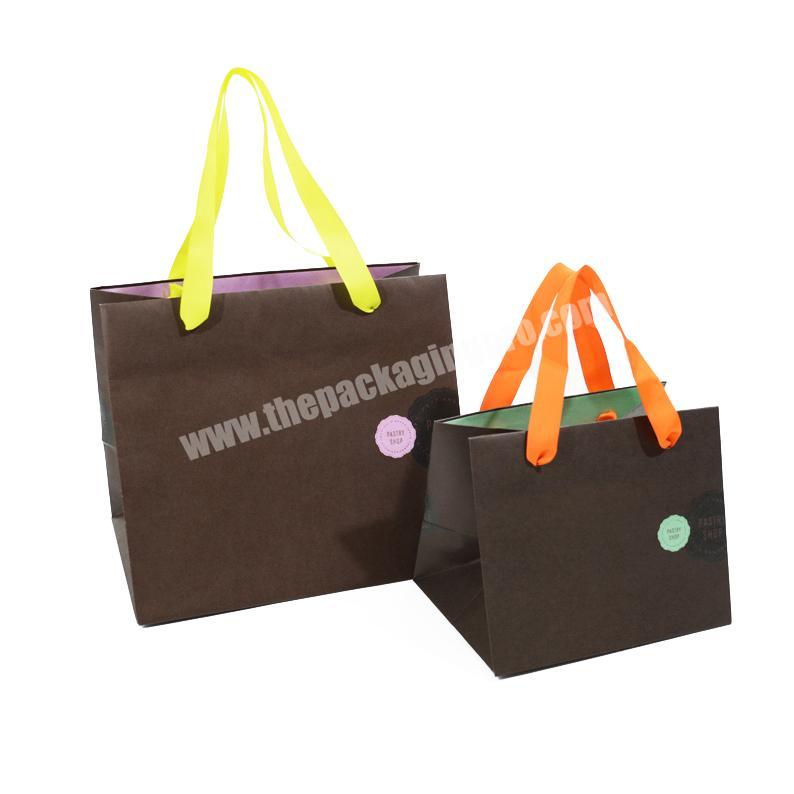 Custom Square Solid Cake Shopping Wide Bottom Paper Bag with Logo Print -  China Branded Paper Bag with Logo Print and Paper Bag with Logo Print price  | Made-in-China.com