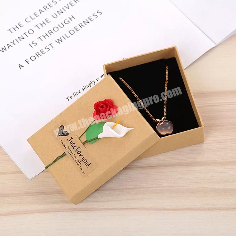Best Cardboard Jewelry Gift Packaging Boxes For Necklaces Wholesale
