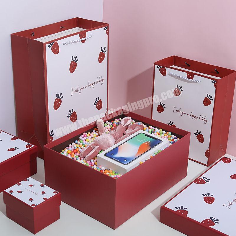 Best competitive price high quality carton paper box food packs fruit strawberry boxes for packing as for gift
