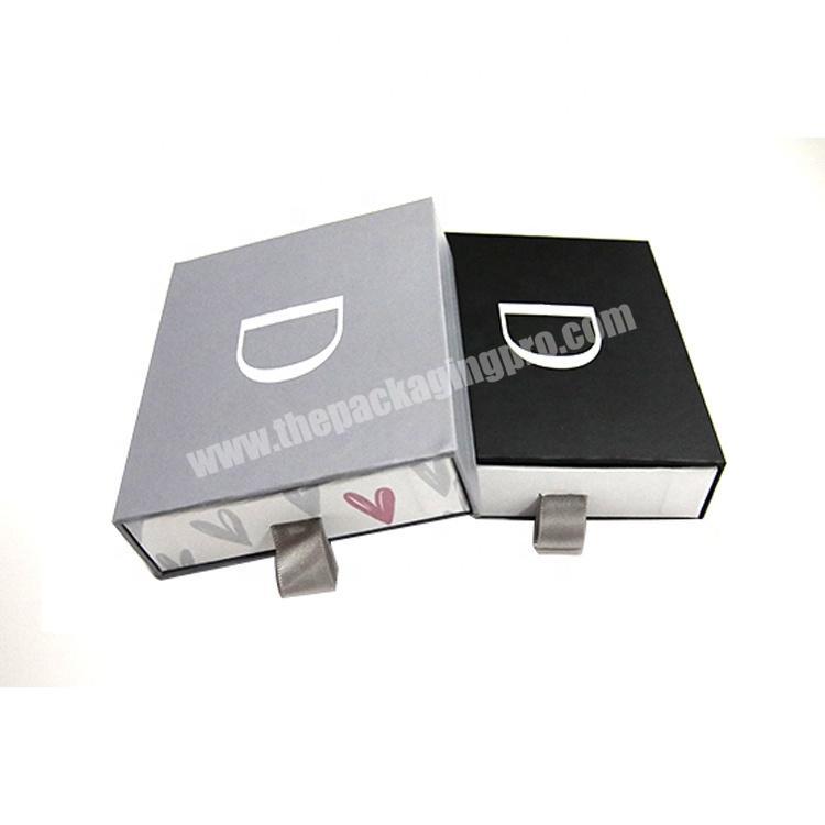 Best Price Custom Logo Paper Cardboard Sliding Jewelry Drawer Gift Box