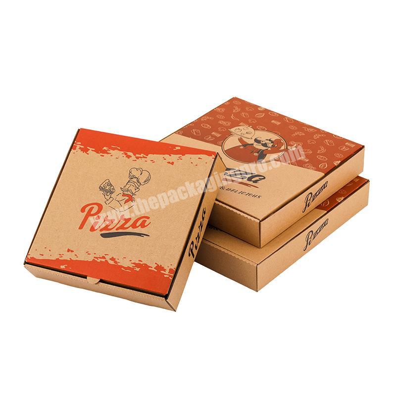 Best price of pizza paper box pizza box custom printed  box for pizza with factory prices